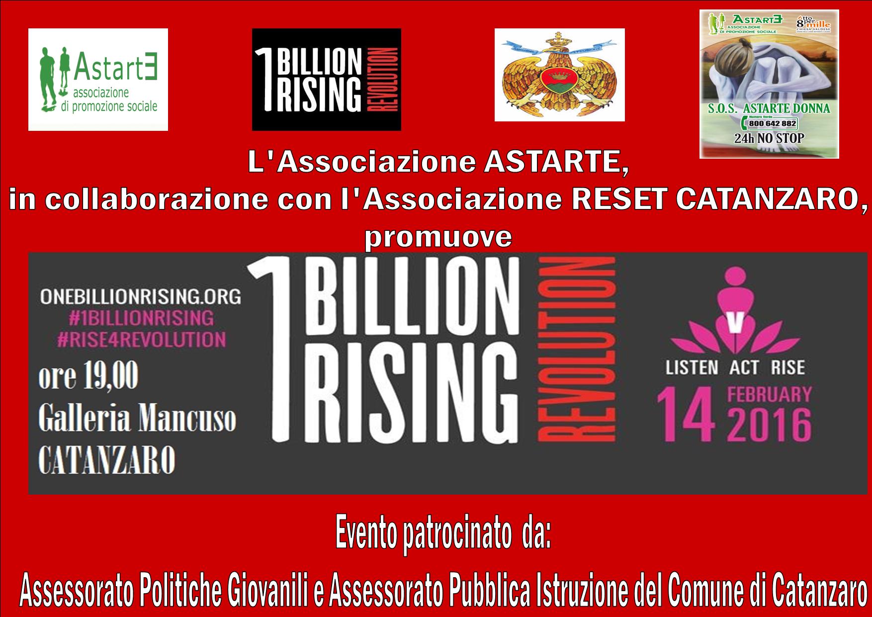 ONE BILLION RISING: fermare con ogni mezzo culturale, legale e civile la violenza sulle donne e sulle bambine