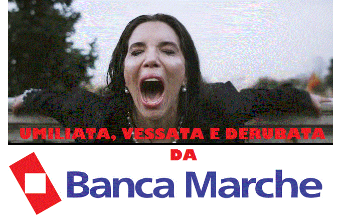 Il Caso: Anna Lola Pagnani dichiara  “Sono stata derubata da Banca Marche”.