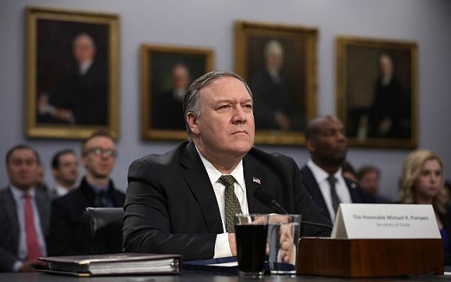 Pompeo: il riconoscimento del Golan farà avanzare la pace con i palestinesi