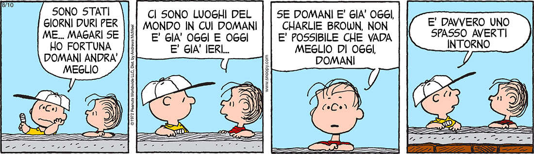 PEANUTS 10 Agosto