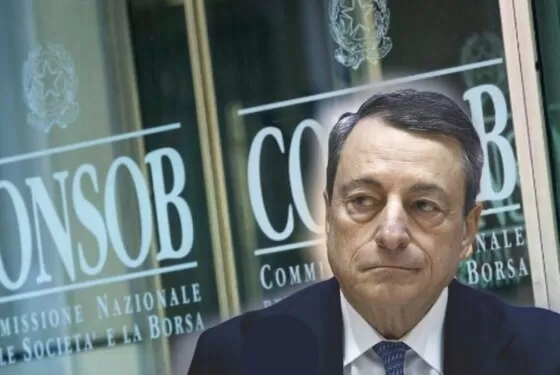 Guai in vista per Draghi: cosa pensa la Consob
