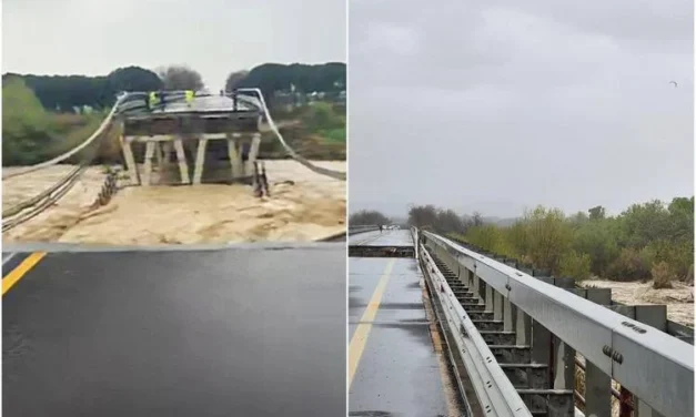 Maltempo, crolla ponte sul fiume Trigno: aperto fascicolo. Valanga da Gran Sasso sfiora residence