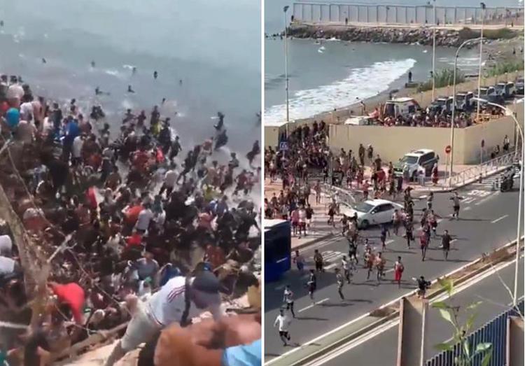 Emergenza migratoria a Ceuta: la risposta di Sánchez e lo scontro politico sulle frontiere