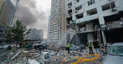 Raid missilistici su Kiev e droni a lungo raggio sulla raffineria russa di Omsk