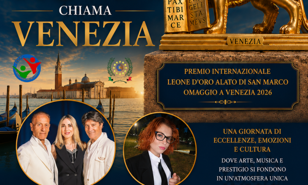 LEONE D’ORO ALATO DI SAN MARCO – OMAGGIO A VENEZIA – Unico per storia, identità e progetto. Un Premio che non imita nessuno