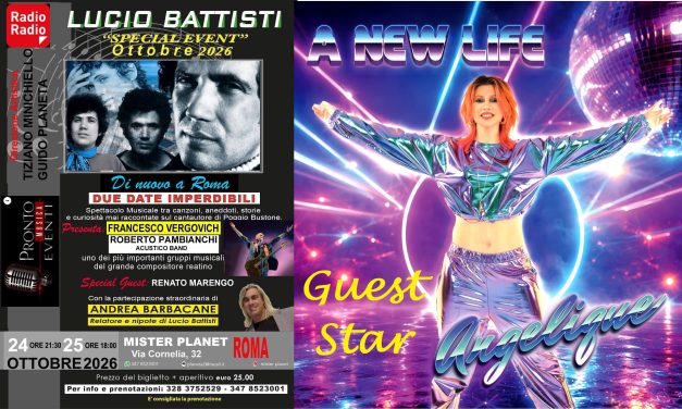 LUCIO BATTISTI RIVIVE A ROMA: UNA SERATA STRAORDINARIA TRA MUSICA, RICORDI E GRANDI EMOZIONI DA MISTER PLANET